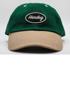 Classic Dad Cap - Green/Beige
