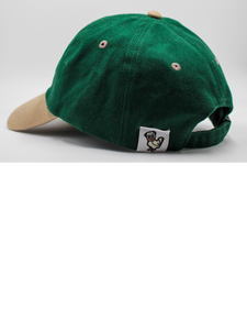 Classic Dad Cap - Green/Beige